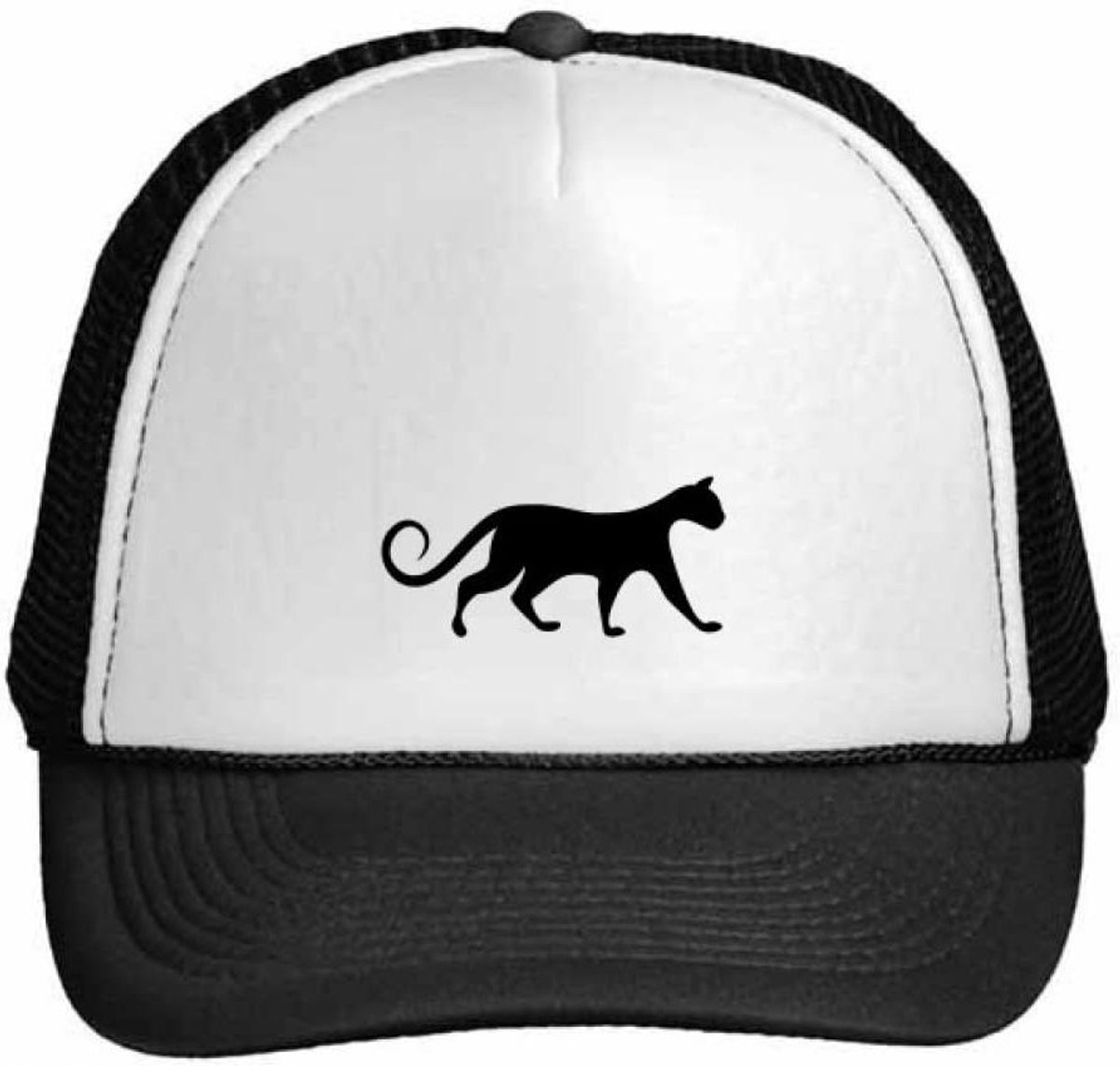 Trucker Hoed - Honkbalpet Pet - Bescherming tegen de zon - Nylon mesh achterkant - Verstelbaar 52-61cm - Zwart