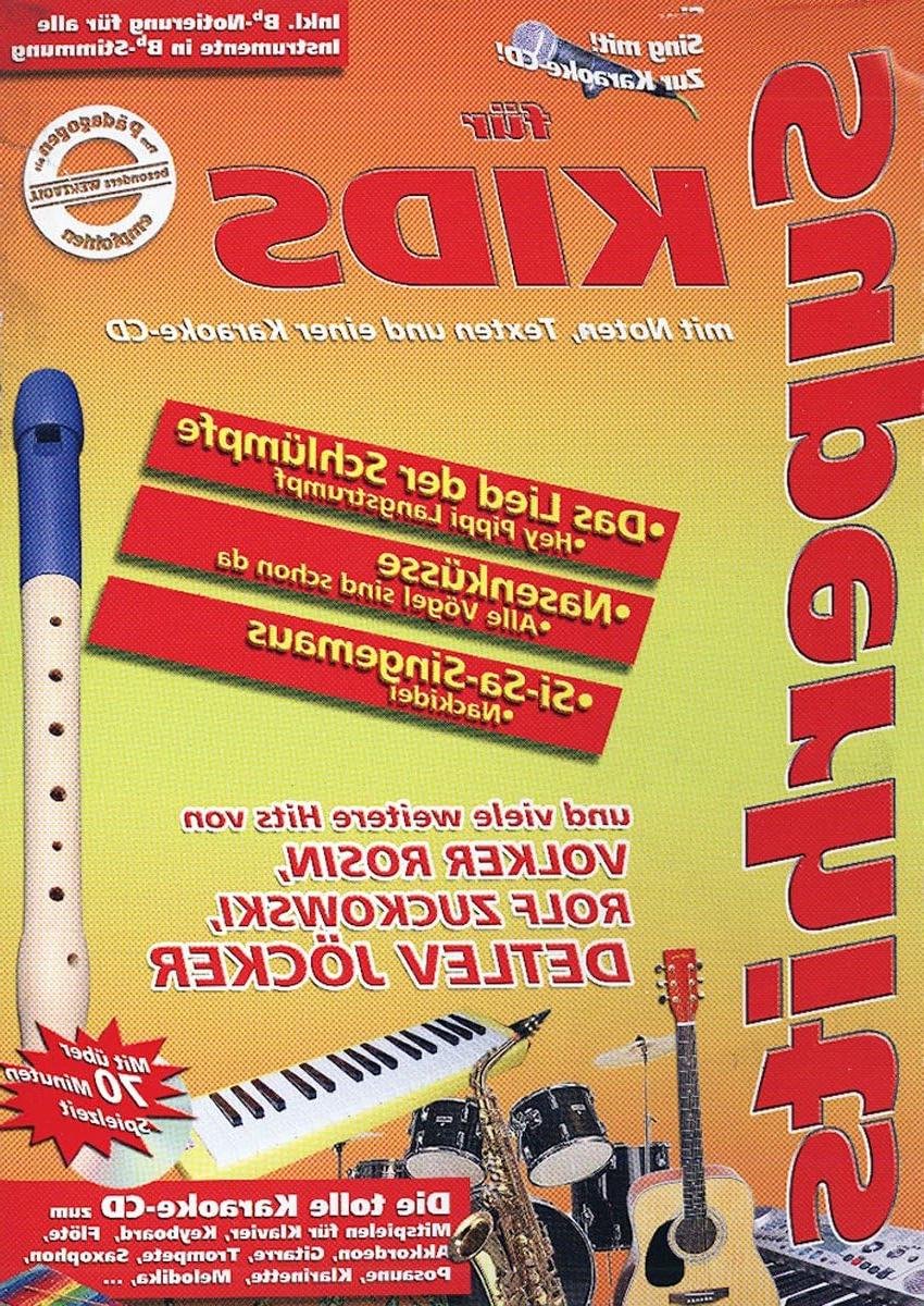 Karaoke Boek - Kinderliedjes Muziekboek - Zingen en Spelen - Met CD en Noten - 200 Pagina's - Multicolor