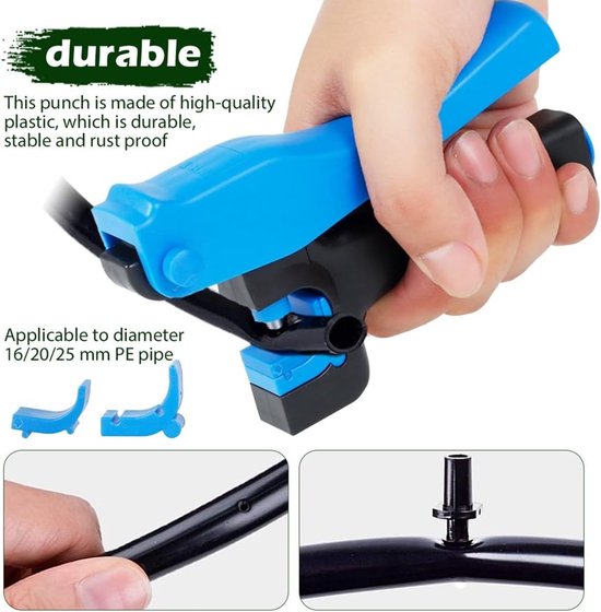 Tuingrepen - Irrigatiehulpmiddel - Druppelslang Installeren - Roestwerende Buisboor - 4 mm - Zoals Afgebeeld — afbeelding 3