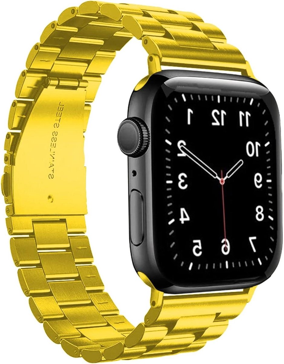 RVS Horlogeband - Smartwatch Band - Dagelijks Gebruik - Verstelbare Lengte - 20mm - Zilver