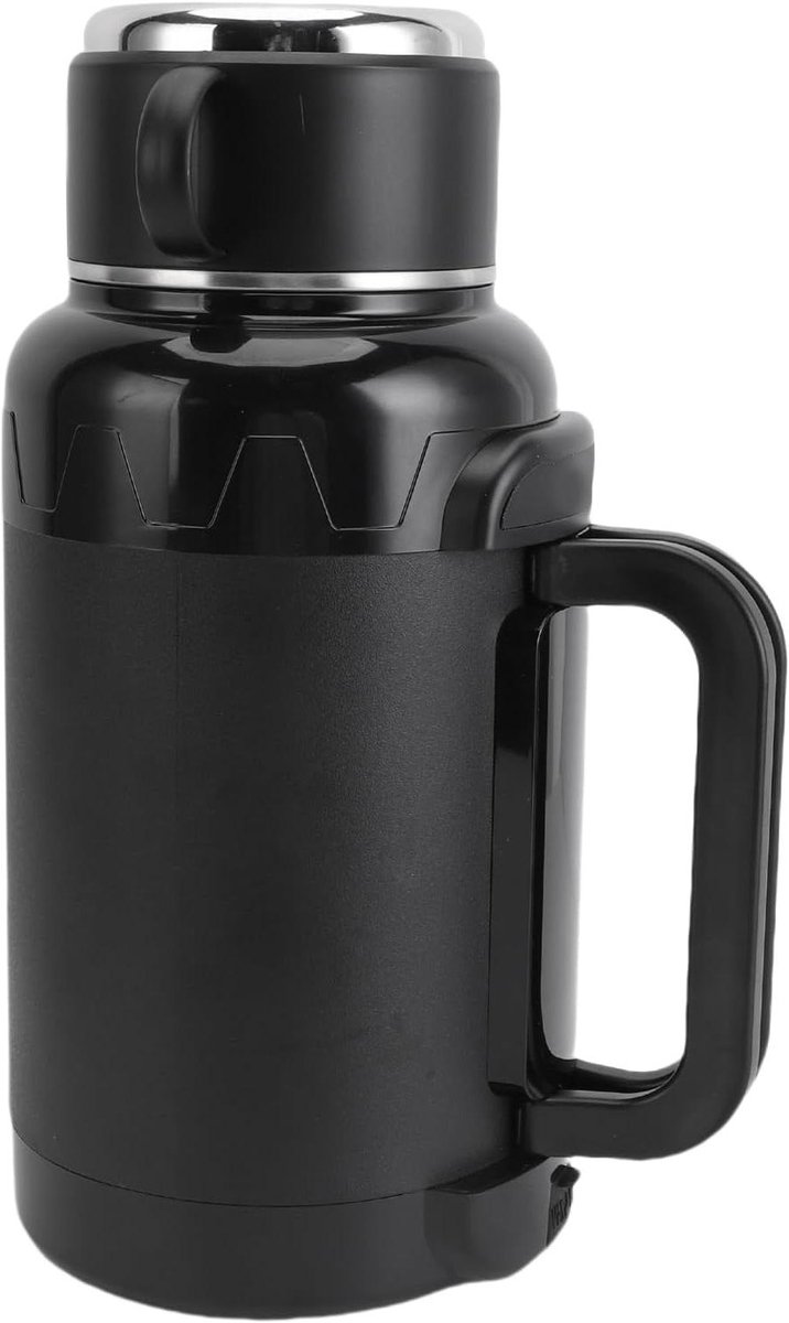 Draagbare Waterkoker - Auto Waterkoker - Reizen Warm Drankje - Touch Control LED - 1500 ml - Zwart
