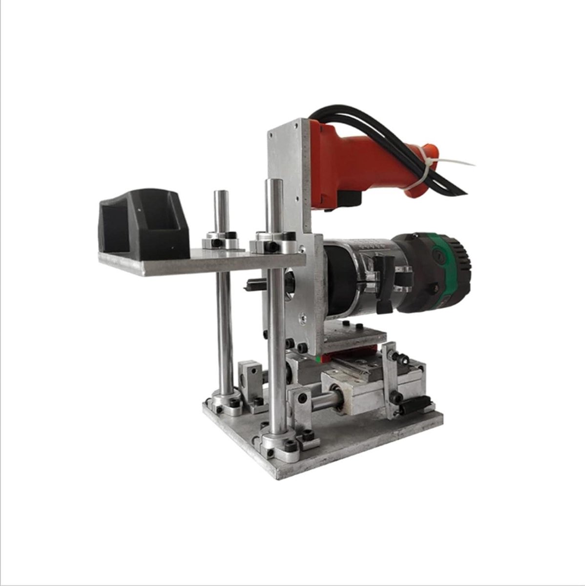 Houtfrees, Elektrische 2-in-1 onzichtbare connector slotmachine Paneelmeubilair Houtbewerking Trimmachine Pennenbank en zijgatmachine,Routertool