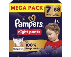 Pampers - Night Pants - Maat 7 - Mega Pack - 68 luierbroekjes