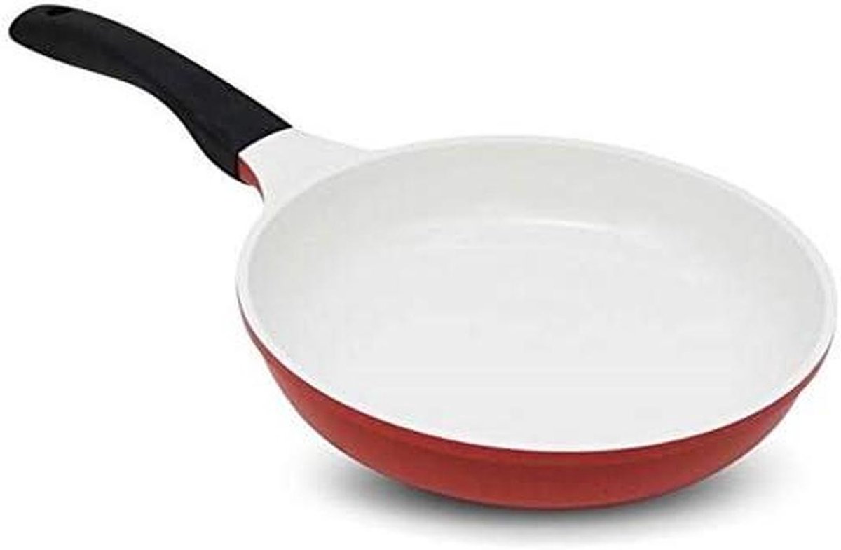 Keramische Koekenpan Antiaanbak Pan Dagelijks Koken Gifvrije Coating 24 cm Koperkleurig