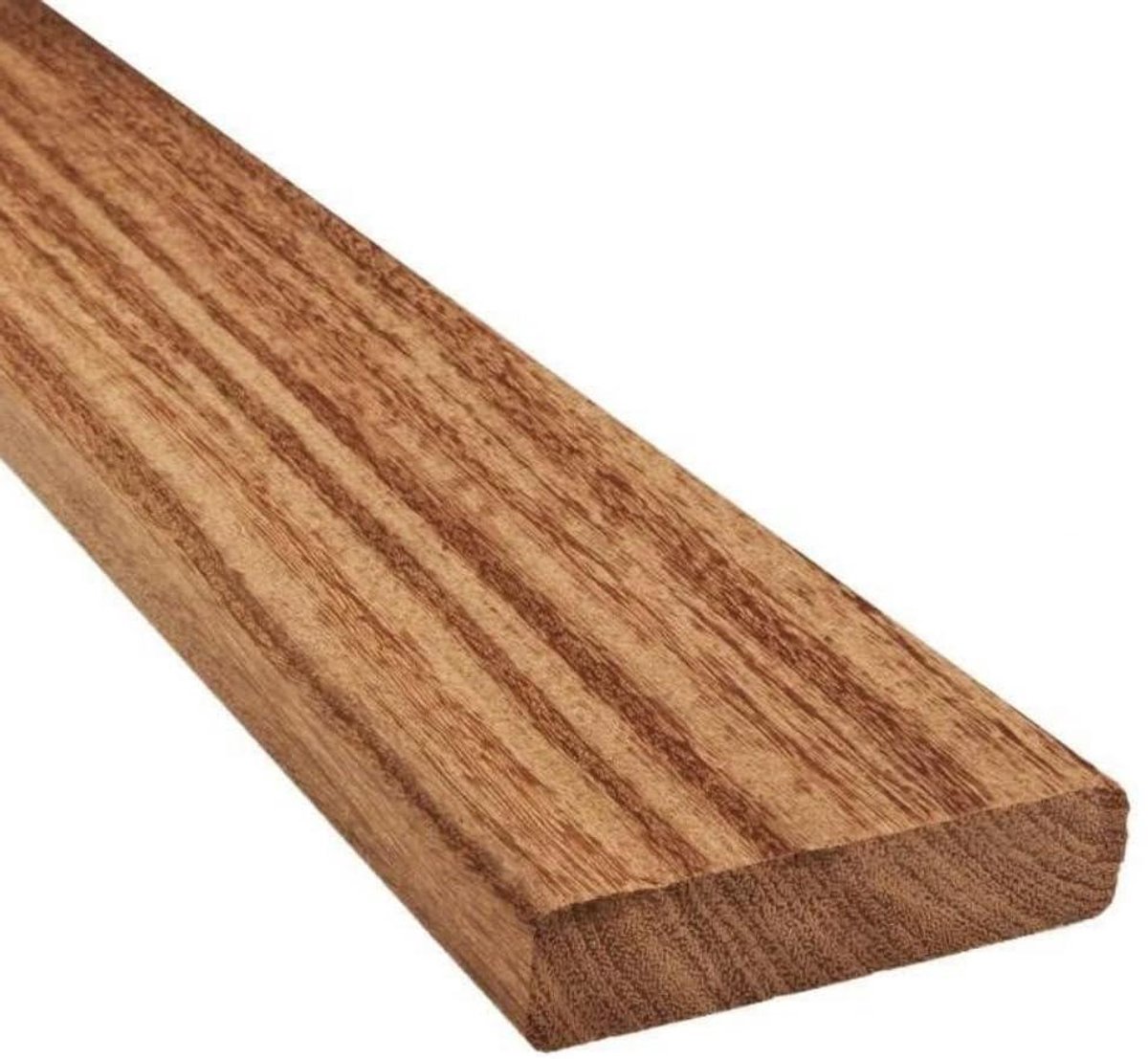 Terrasplanken Cumaru - Houten Terrasdelen - Terras Aanleggen - Extreem Duurzaam Hout - 90 mm breed - Roodbruin