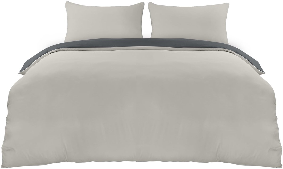 Dailygoods- Dekbedovertrek Luxe Set - Zachte Microvezel 200x200cm - Kussenslopen 50x75cm - Duurzaam Beddengoed - Vuilafstotend - Slijtvast - Milieuvriendelijk