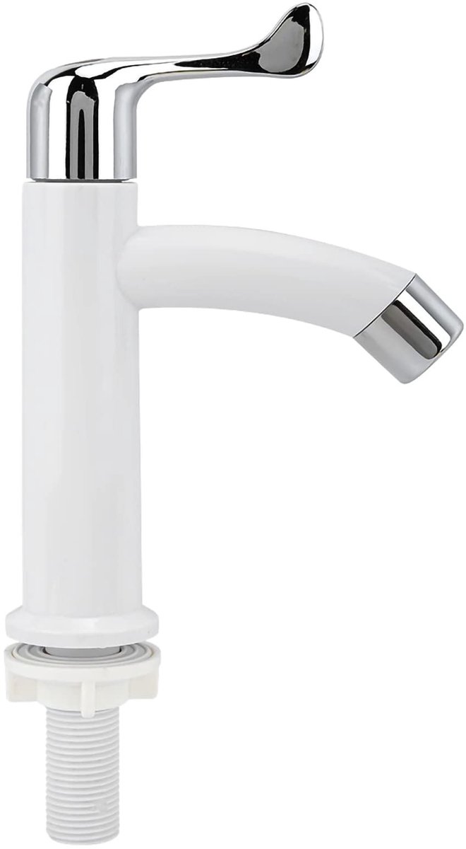 Dailygoods- Wastafelkraan Modern Design - Eenvoudige Installatie - Roterende Waterafvoer - Hoogwaardig ABS - Praktisch en Stijlvol - Badkamerkraan