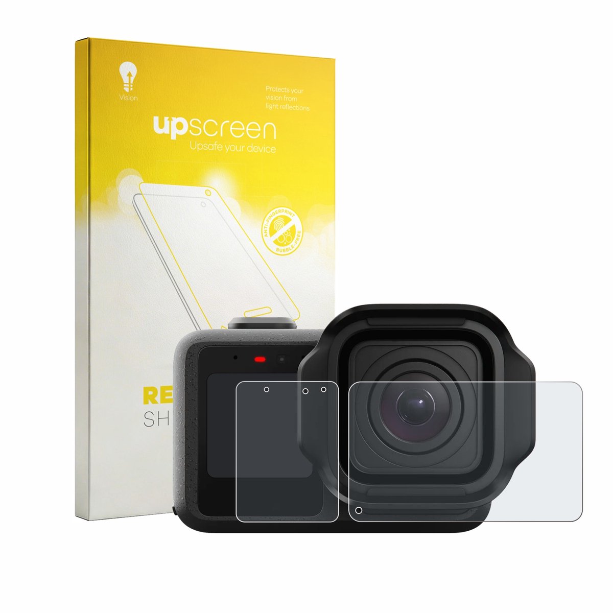 upscreen - Screenprotector voor GoPro Mission 1 - Folie Beschermfolie anti glare matte