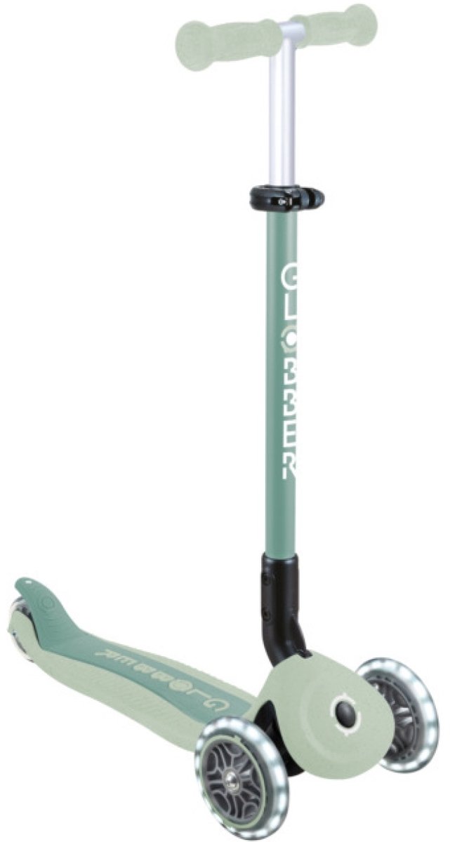 Globber Go Up Active Lights Eco step - Pistache