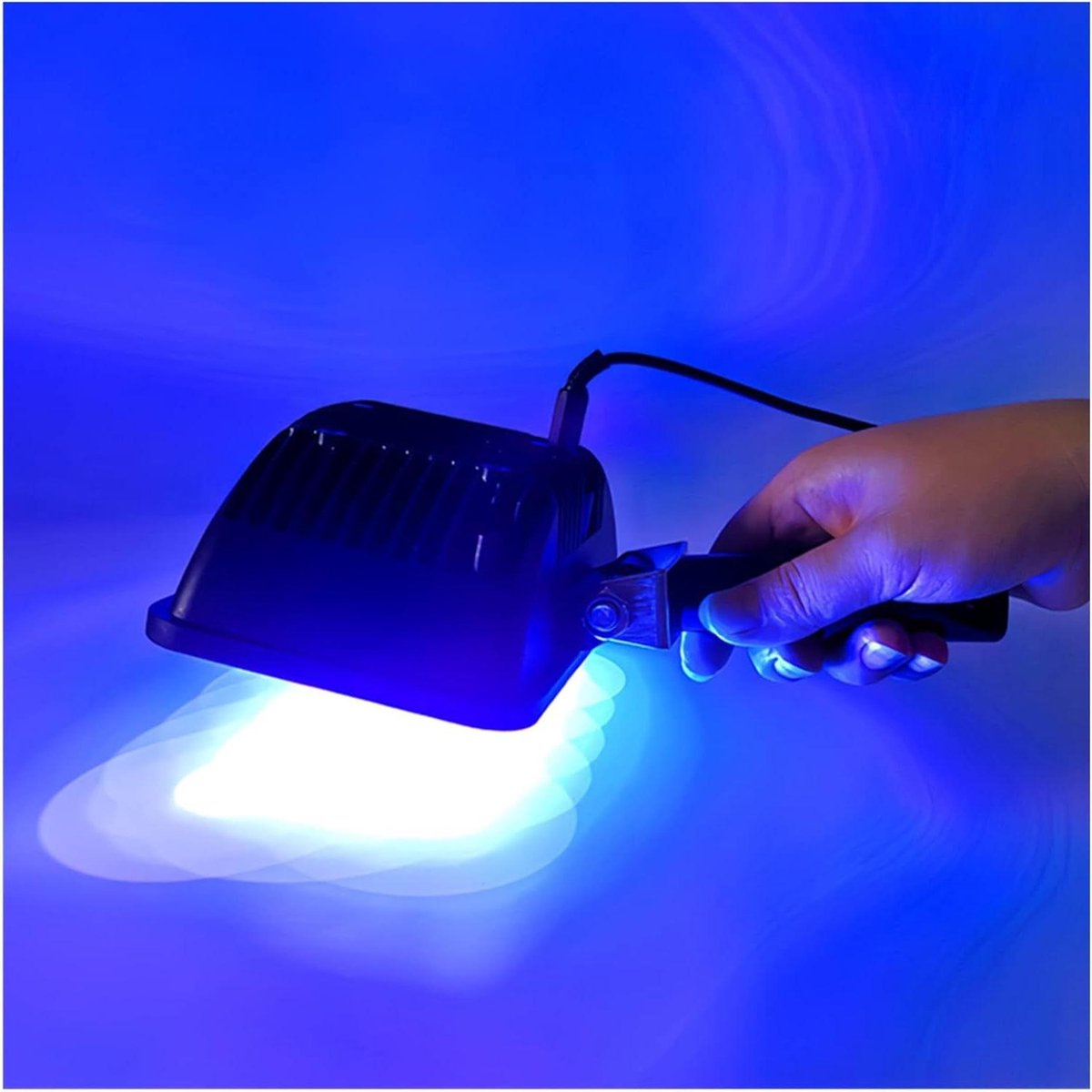 UV LED Uithardingslamp - Hars Uitharder - Epoxy Uitharden - Drie Golflengtes - 30W - Zwart