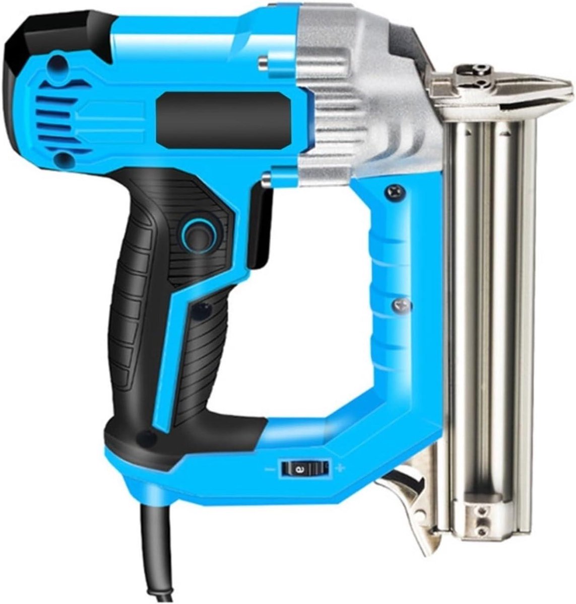 Elektrische Nietmachine - Houtbewerking Tool - Meubels Monteren - Zesvoudige Krachtinstelling - 2300W - Grijs