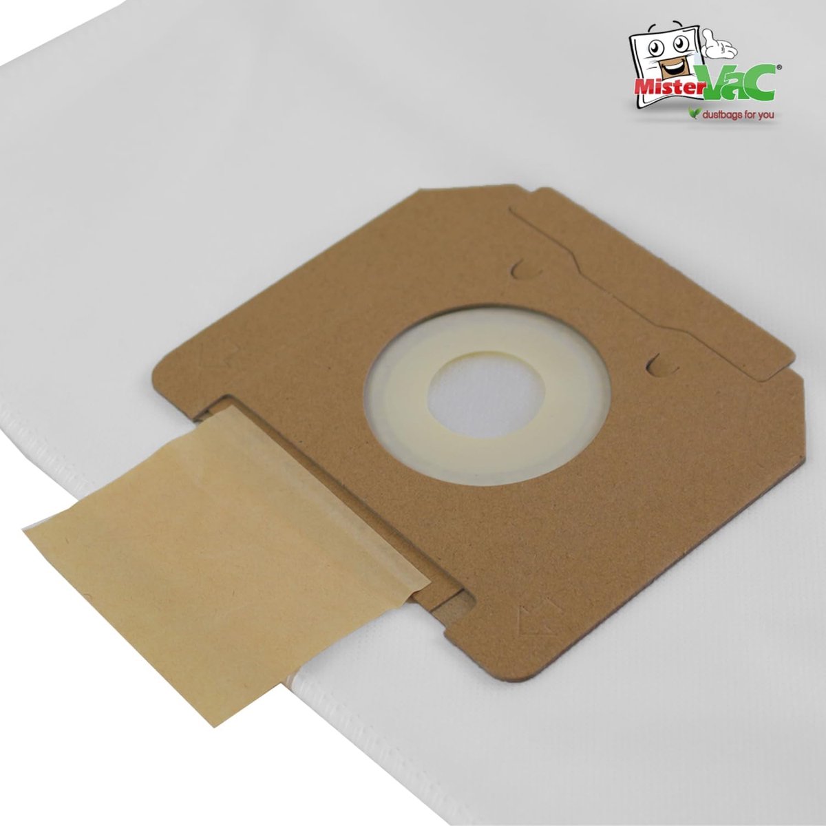 Stofzuigerzakken - Zuigmondzakken - Schoon Huis - Meerlaags Fleece - 10 Stuks - Grijs