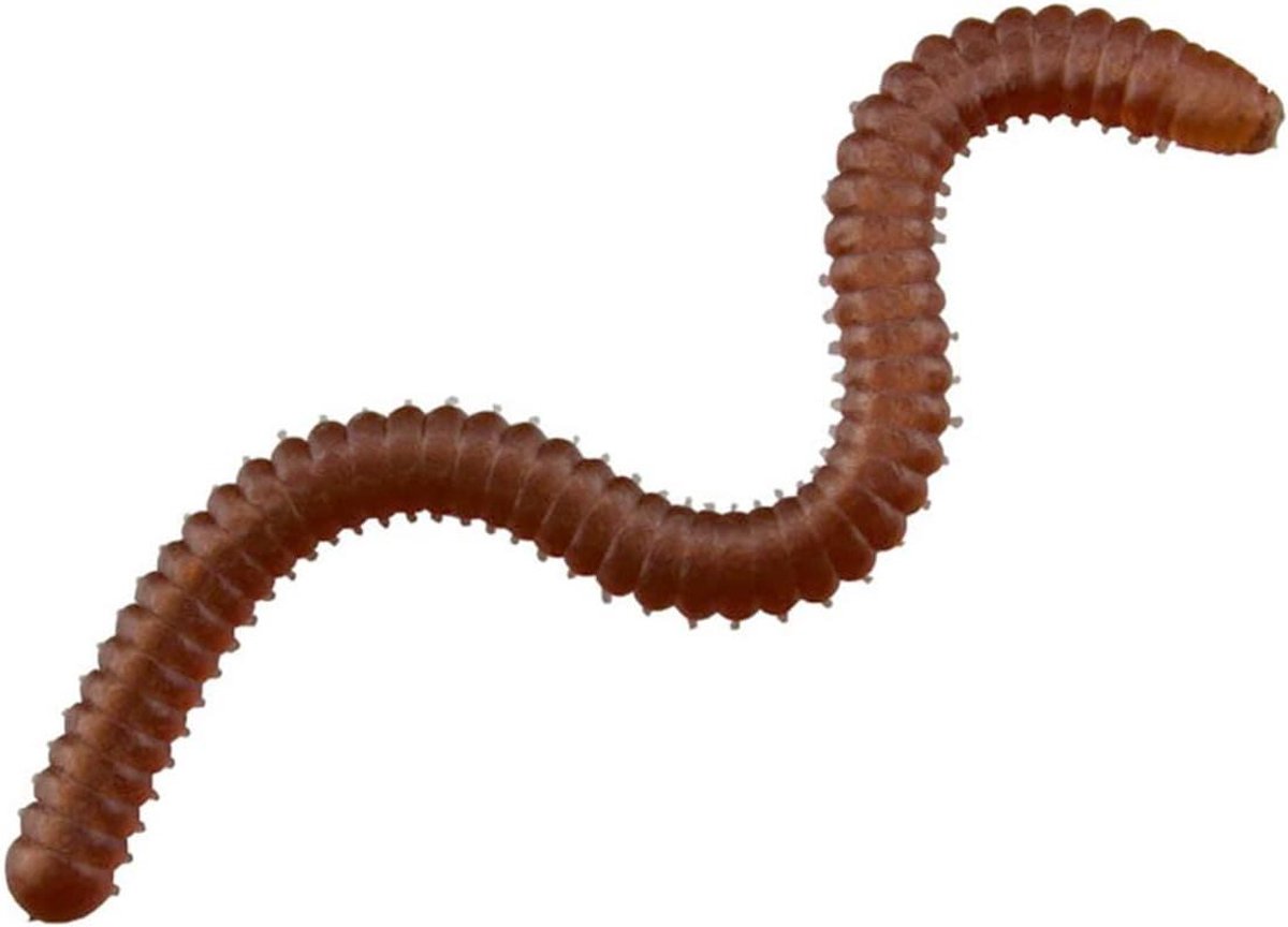 Nep Regenwormen - Vis Aas - Vissen Vangen - Levensecht Ontwerp - 20 Gram - Rood