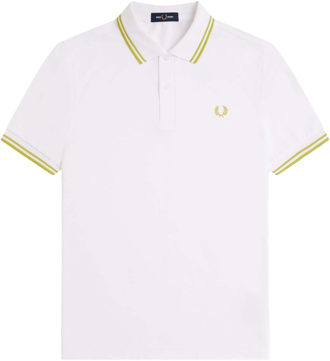 Polo Fredperry Fp Tennis Fred Perry Shirt Fashion Wear Volwassen Wit