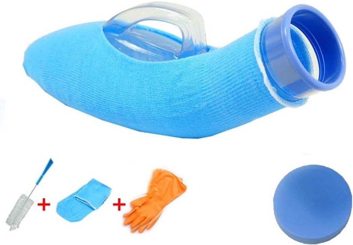 Urinefles Heren - Urinoir Man - Reizen en Noodgevallen - Anti-geur Dop - 800 ml - Transparant