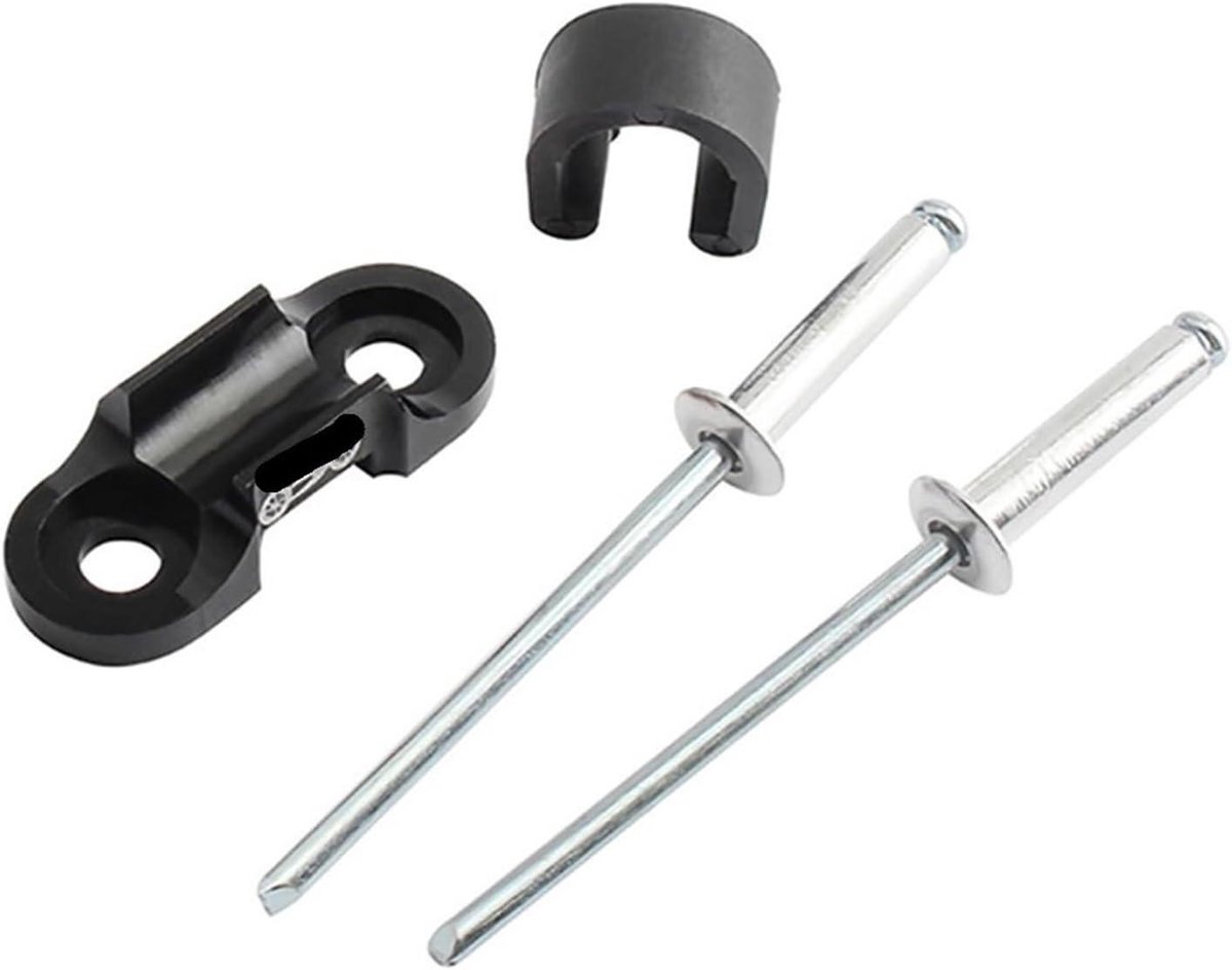 Fiets Kabelgeleider - Frame Gesp - Kabel Bescherming - Lichtgewicht Ontwerp - 1 Set - Zwart