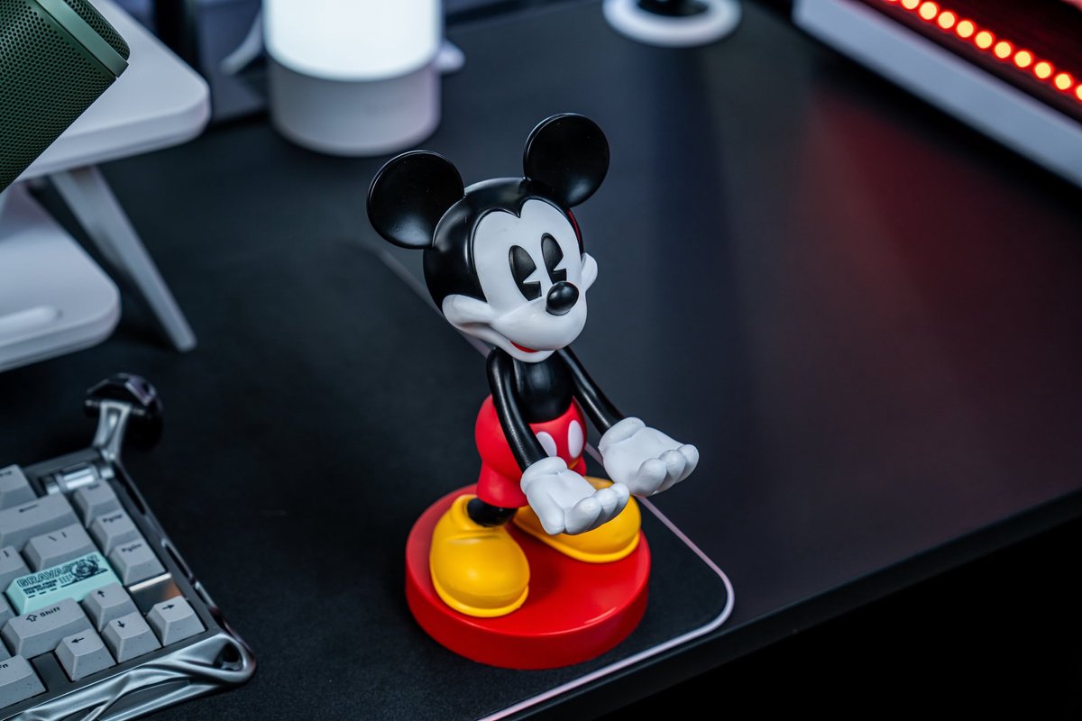 Mickey Mouse - Disney - figurine standaard voor telefoon | controller | oplaadcase (Cable Guys Original) — afbeelding 6