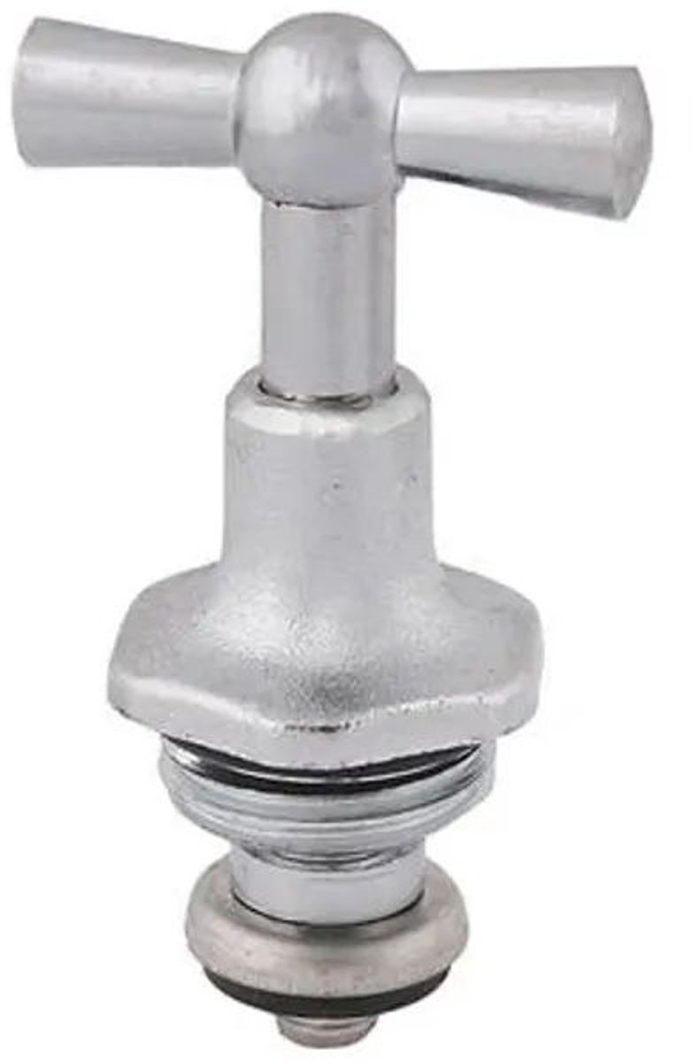 Schlösser Armaturen JS Draaiknop bovendeel, met O-ring, DN15, 1/2'', mat verchroomd, 0018221520001
