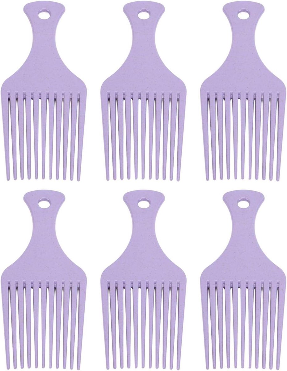 Haarpluk Set - Styling Kam - Haar Stylen - Brede Tanden - 10 Stuks - Natuurlijk