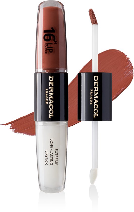 Dermacol 16-uurs Lipkleur - 2-Fasen Langdurige Lipkleur - Kusbestendig - Waterproof - Veegvast - 8 ml - n. 23
