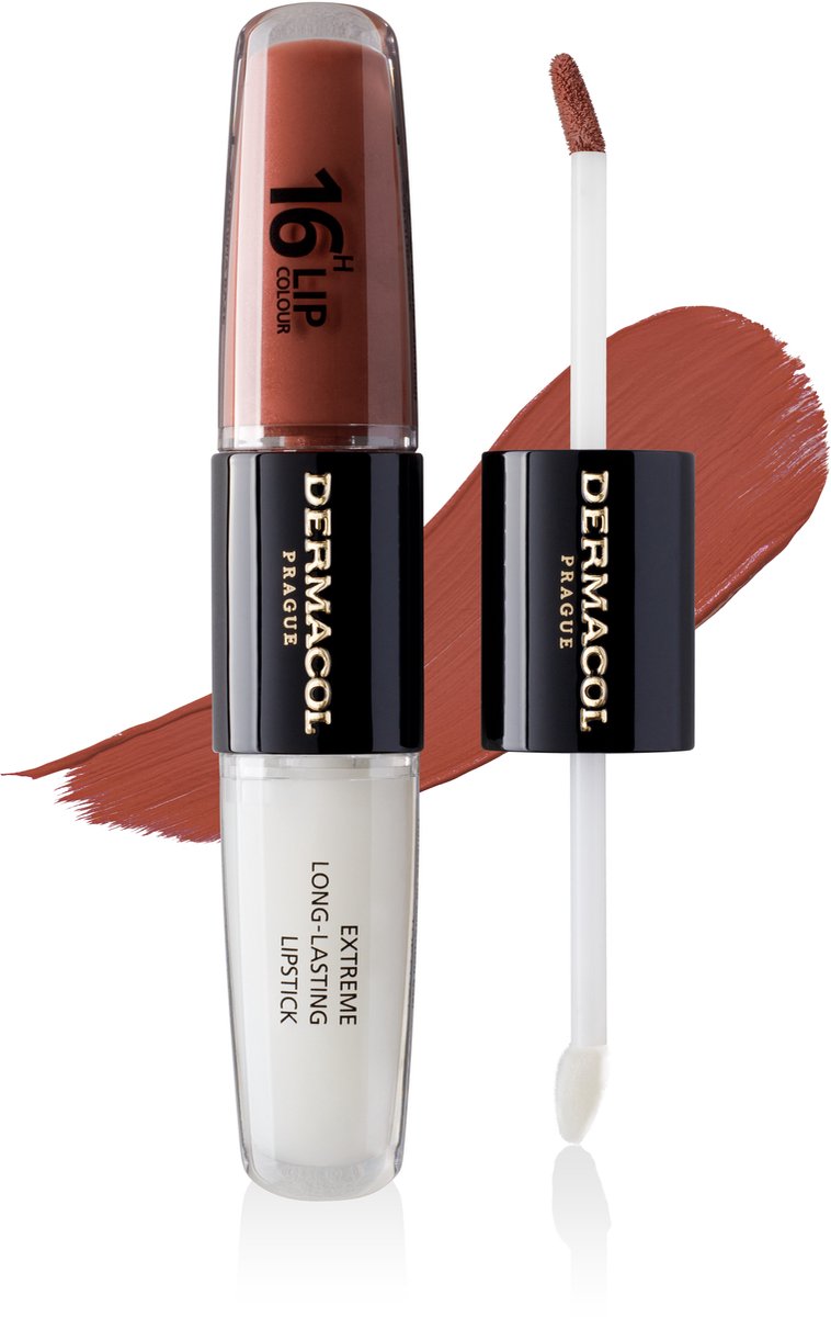 Dermacol 16-uurs Lipkleur - 2-Fasen Langdurige Lipkleur - Kusbestendig - Waterproof - Veegvast - 8 ml - n. 23