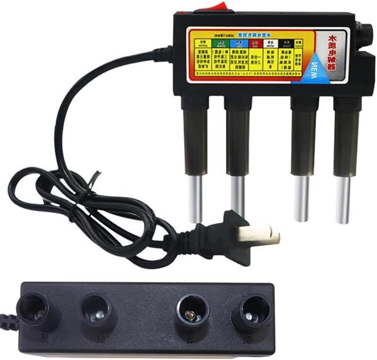 Water Elektrode - TDS Tester - Waterkwaliteit Testen - Hoge Precisie - 10 A - Zwart