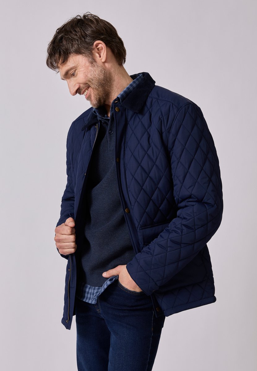 Damart Thermolactyl gewatteerde blouson Mannen Blauw