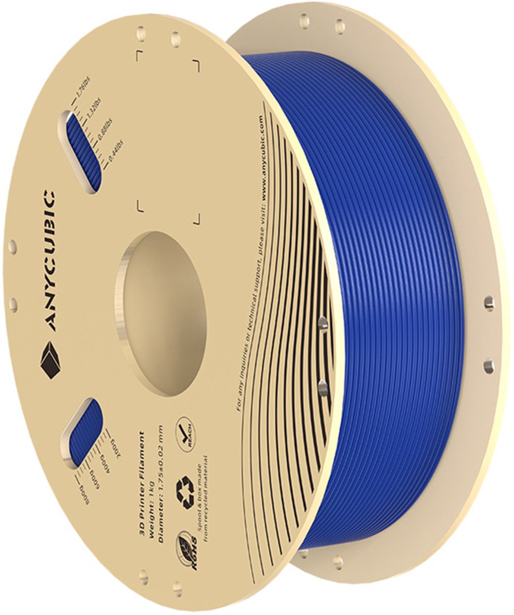 Anycubic Pla-Filament 1Kg Voor 3D-Printen, Ideaal Voor Het Printen Van De Aarde