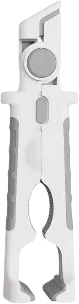 Hete Plaat Grijper - Anti-verbrandingsklem - Keuken Veiligheid - Verbeterde Wrijvingsgreep - 22x16cm - Grijs