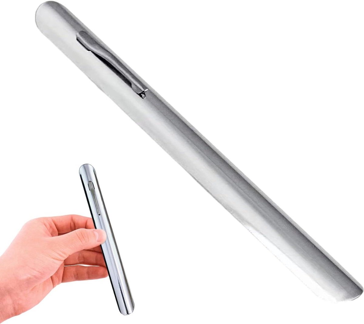 Tafelkruimel - Kruimelverzamelaar - Tafel Reinigen - Roestbestendig Metaal - 15 cm - Zilver