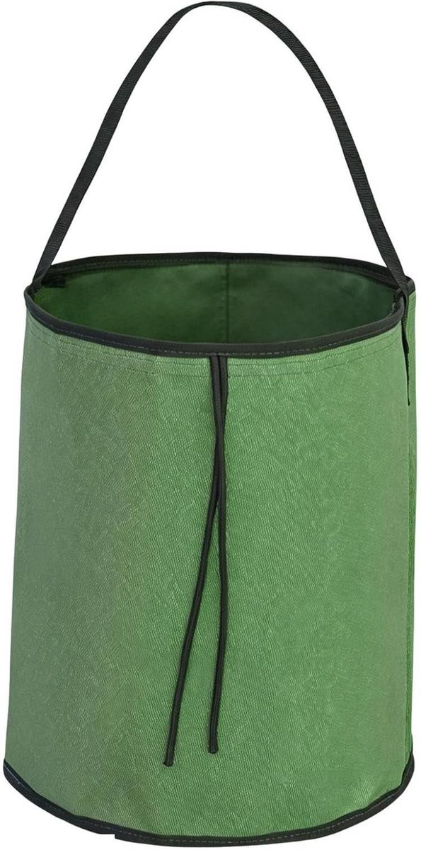 Houtskool Pellet Opslag - Draagbare Houder - Outdoor Grillen - Brandwerend Materiaal - 35 x 30 x 30 cm - Zwart