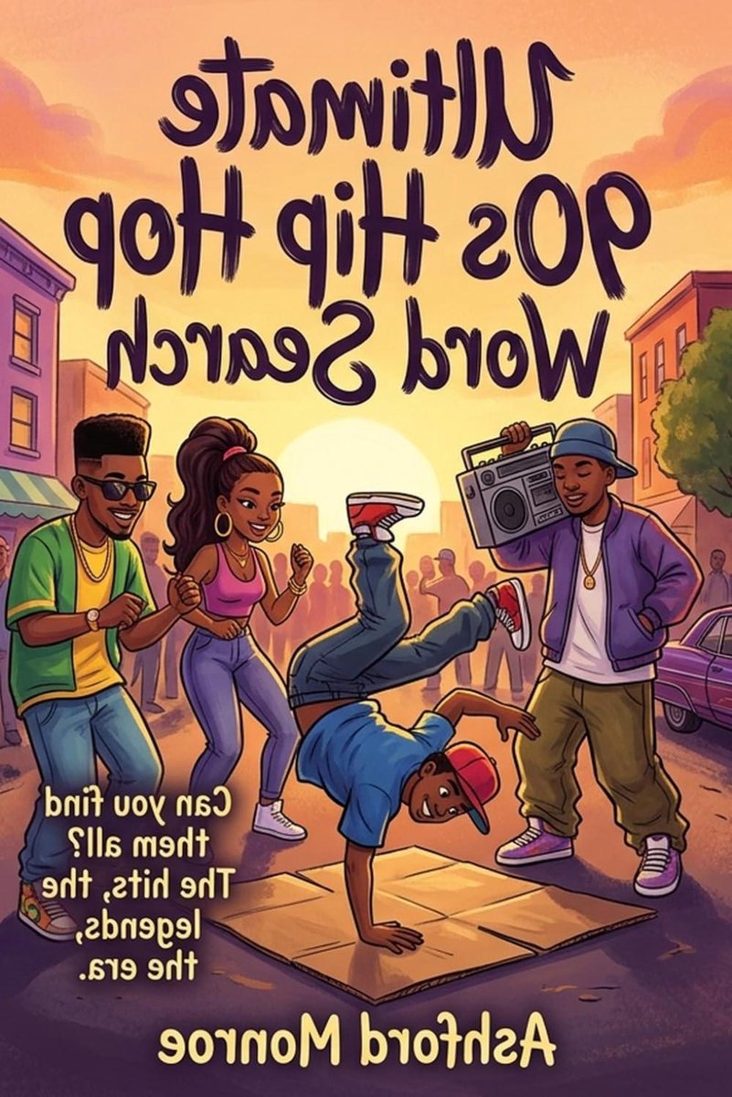 90s Hip Hop Woordzoeker - Muziek Puzzel - Ontspanning Zoeken - Gouden Era Thema - 53 Pagina's - Niet Van Toepassing