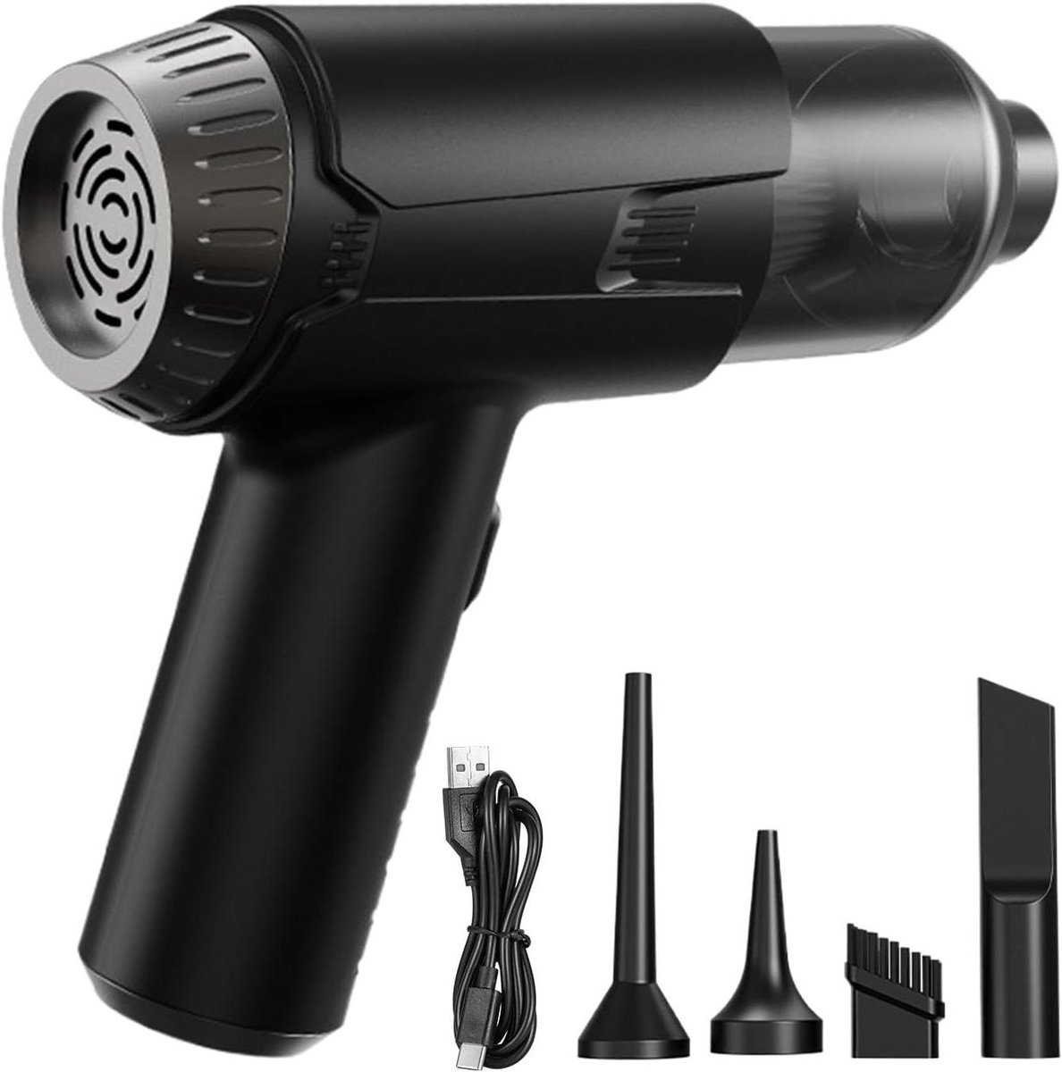 Auto Stofzuiger - Draagbare Reiniger - Auto Interieur - Draadloos Nat Droog - 0.77 Pounds - Zwart