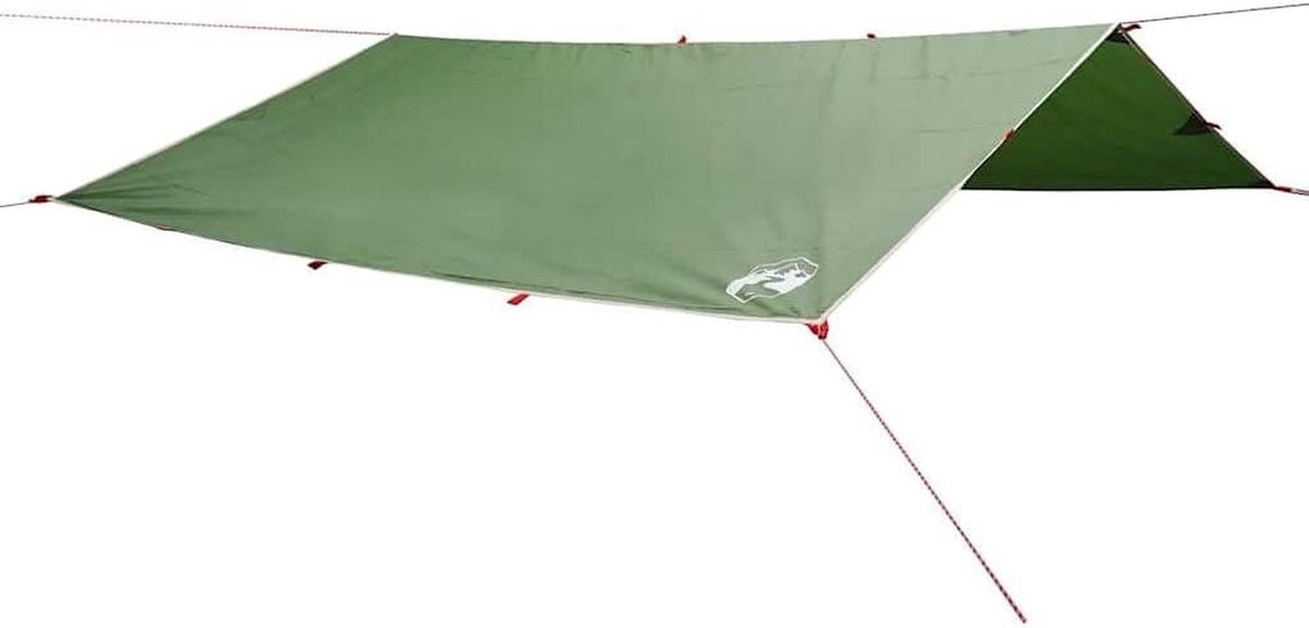 Outdoor Tarp - Dekzeil Tentzeil - Bescherming Buiten - Waterdicht PU-Coating - 500 x 294 cm - Groen