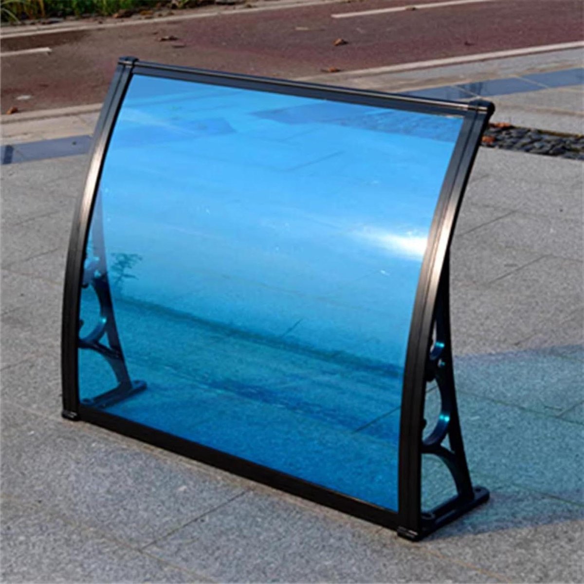 Regengordijn Voortent - Luifel Buiten - Bescherming Ramen - 99% UV Bescherming - 100x150cm - Blauw Paneel