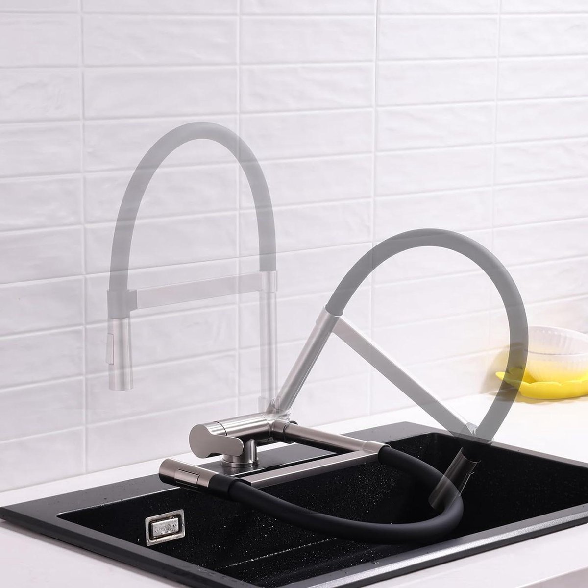 Opvouwbare Keukenkraan - Uittrekbare Kraan - Keuken Installatie - Magnetische Uittrekfunct