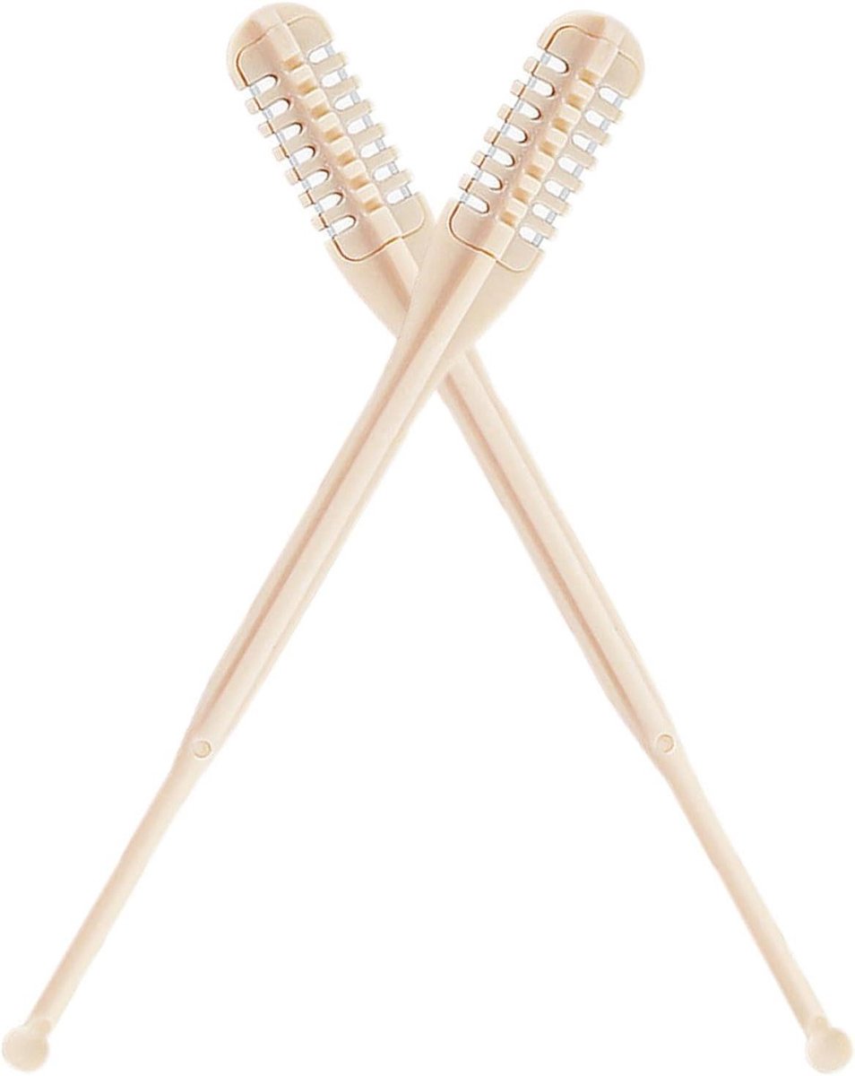 Neushaartrimmer 2 Stuks - Gezichtsverzorging - Persoonlijke Verzorging - 360 Graden Roterend - 10 x 3 x 1 cm - Zilver