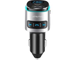 Bluetooth FM Transmitter - Auto Radio Adapter - Muziek Streamen Auto - Handsfree Bellen - Niet gespecificeerd - Zwart