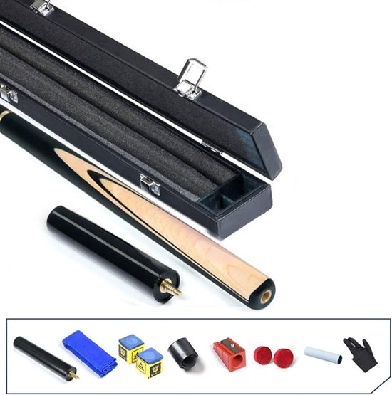 Biljartkeu - Poolkeu Keu - Biljart Spelen - Handgemaakt Hartshout - 145 cm - Bruin — afbeelding 4