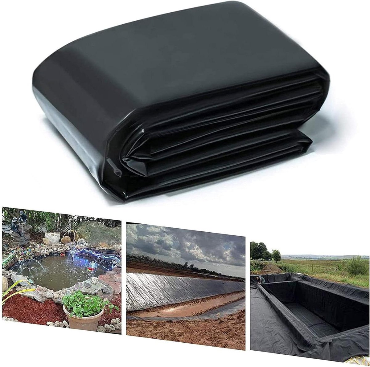 EPDM Rubber Bekleding - Vijverfolie Waterdicht - Vijvers Aanleggen - Lekvrij en Duurzaam -