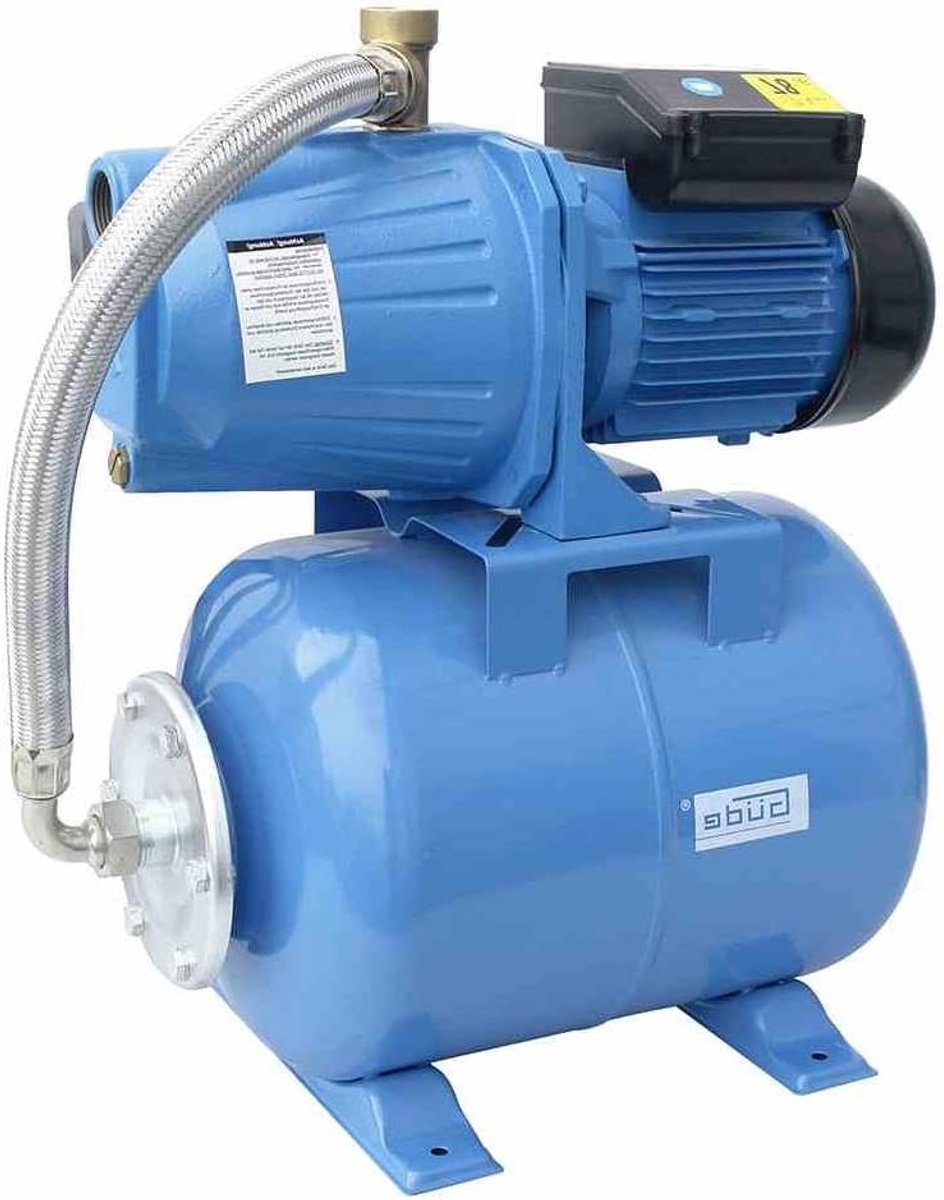 Dompelpomp - Waterpomp Bronpomp - Water Verplaatsen - Gietijzer RVS - 4000 L/u - Zwart Blauw