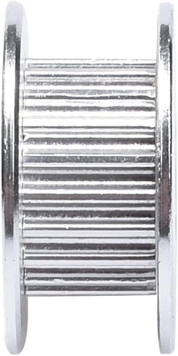 Tandwiel Katrol - Timing Gear - 3D Printer Bouw - Aluminium Constructie - 20 Tanden - Zilver