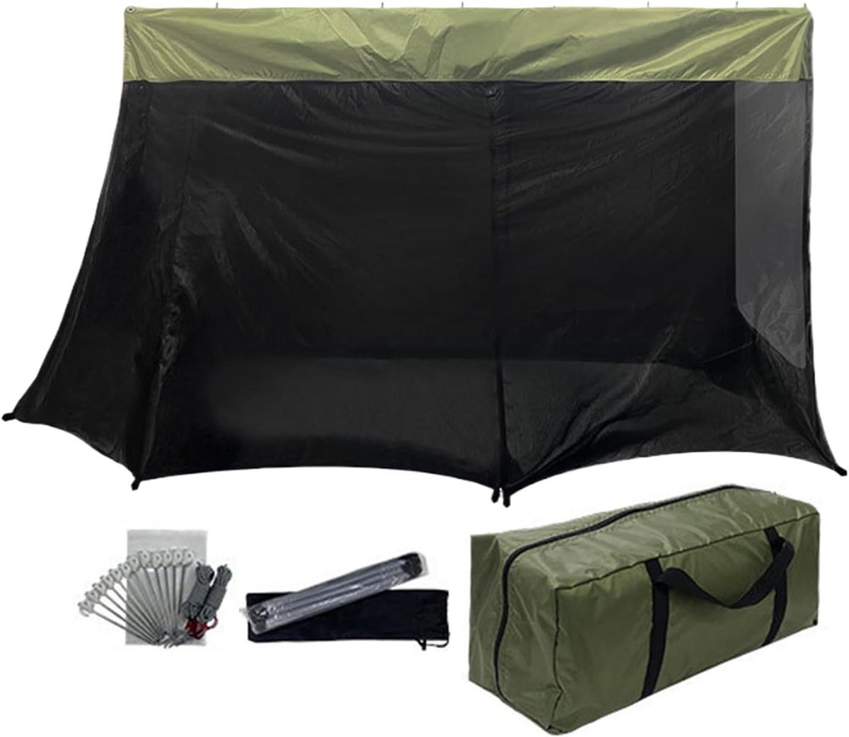 SUV Tent - Auto Luifel - Outdoor Reizen - UV-Werend Waterdicht - 320x198x195 Cm - Zwart