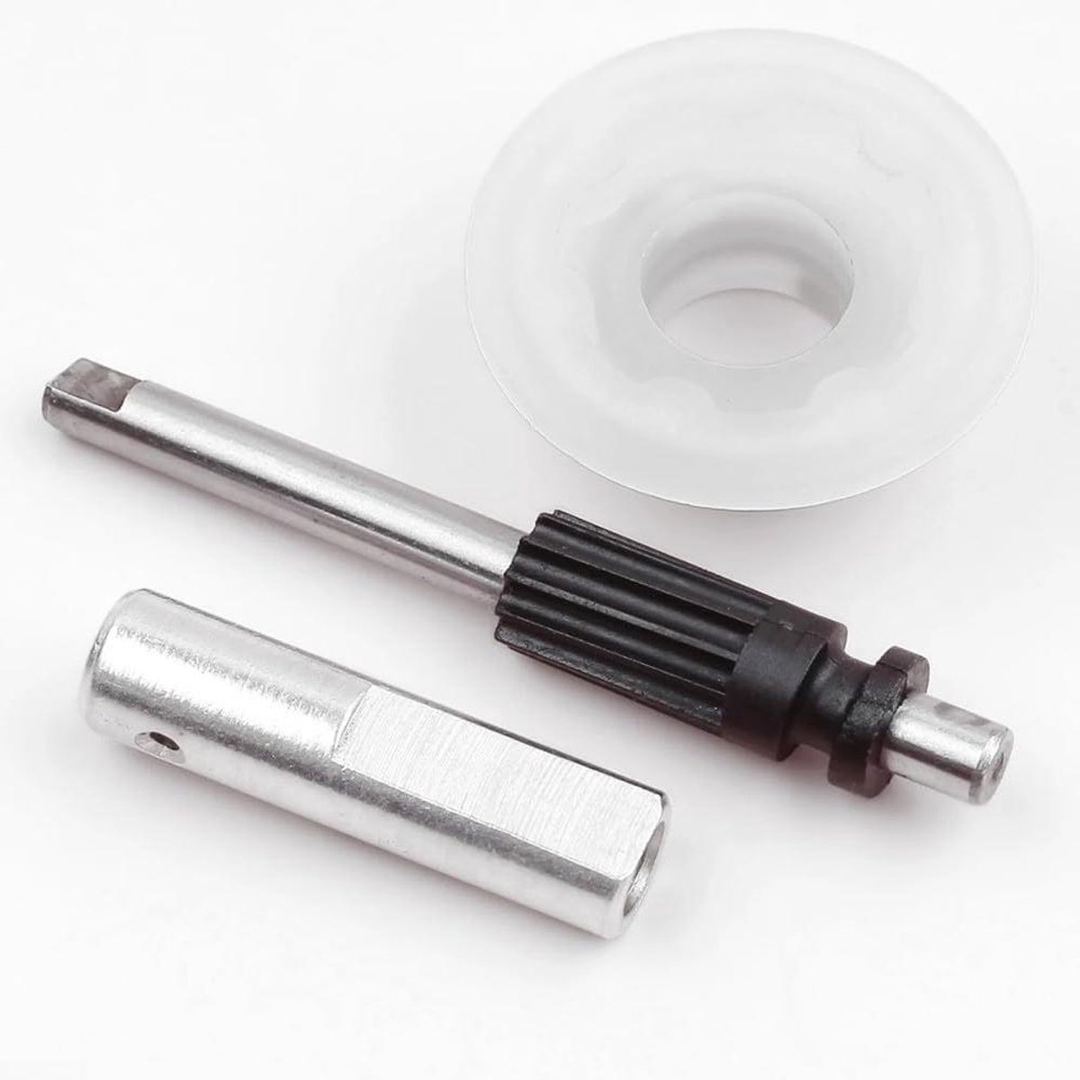 Oliepomp wormwielset - Kettingzaagonderdelen - Efficiënte smering - Hoge oliecapaciteit - 25 gram - Grijs
