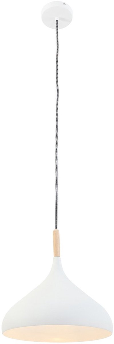 Lightning - scandinavische hanglamp wit 30cm - wit