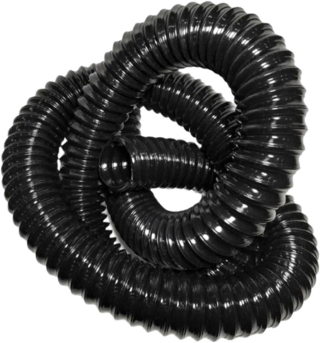 Stofzuigerslang - Afzuigbuis - Stof Afvoeren - Versterkt Met Staaldraad - 32mm Diameter - Zwart