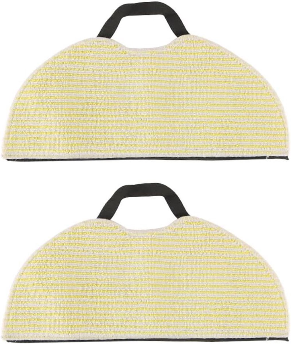 Stofzuiger Dweildoeken - Microvezel Pads - Vloeren Reinigen - Effectieve Vuilverwijdering - 2 Stuks - Wit Blauw
