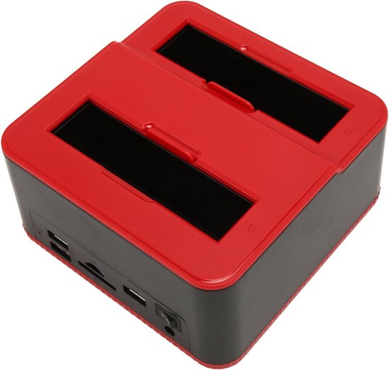 Externe Harde Schijf Dock - Docking Station - Data Kopiëren - Offline Klonen - 2x 8TB - Zwart — afbeelding 3