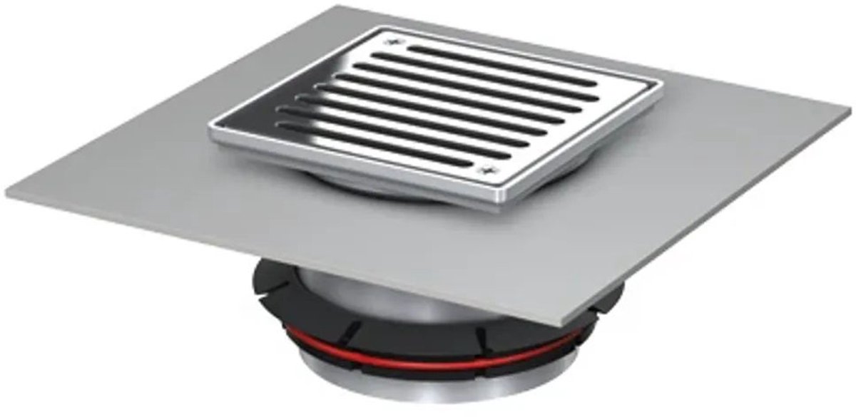 ACO Opzetstuk Variant-CR 148x148/K3 V2A/antislip/spleetrooster V2A verschroefd, 9579.61.89