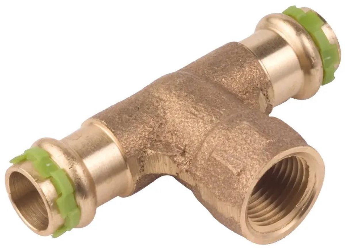 VSH SudoPress Koper T-stuk Binnendraad b/b/b 28xRp1/2"x28 Type SP4130GV, 6671819